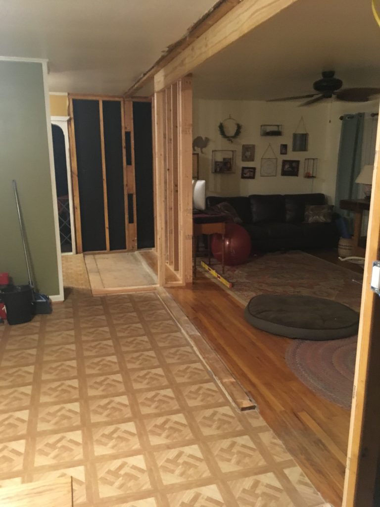 load bearing wall removal in a Mauldin South Carolina home