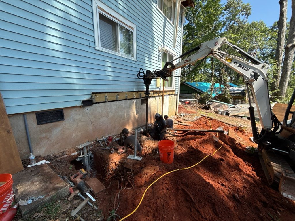 Helical pier repair Upstate SC