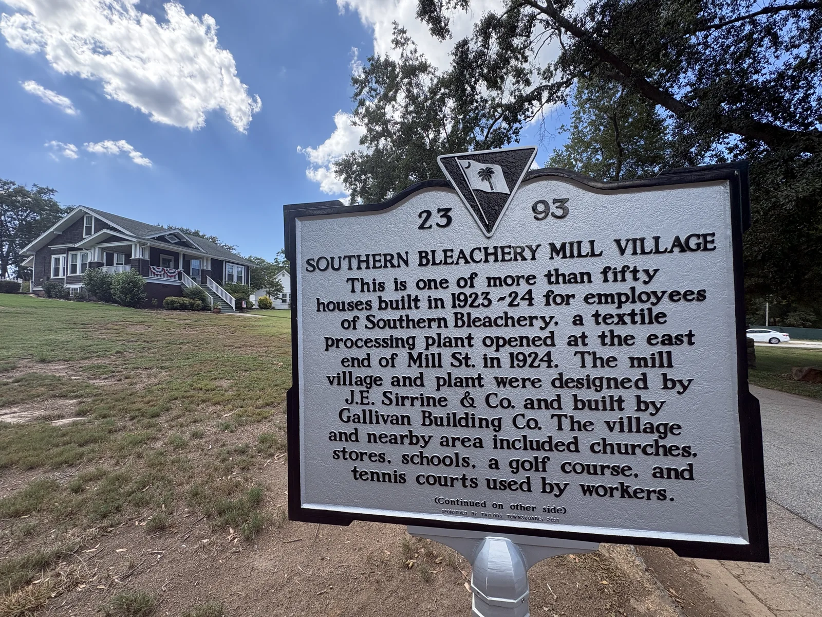 Mill Villages and Early Neighborhoods home in Taylors